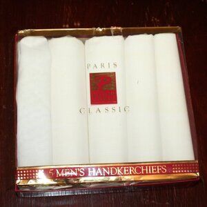 Vintage Paris Classic 5 Men's Handkerchief